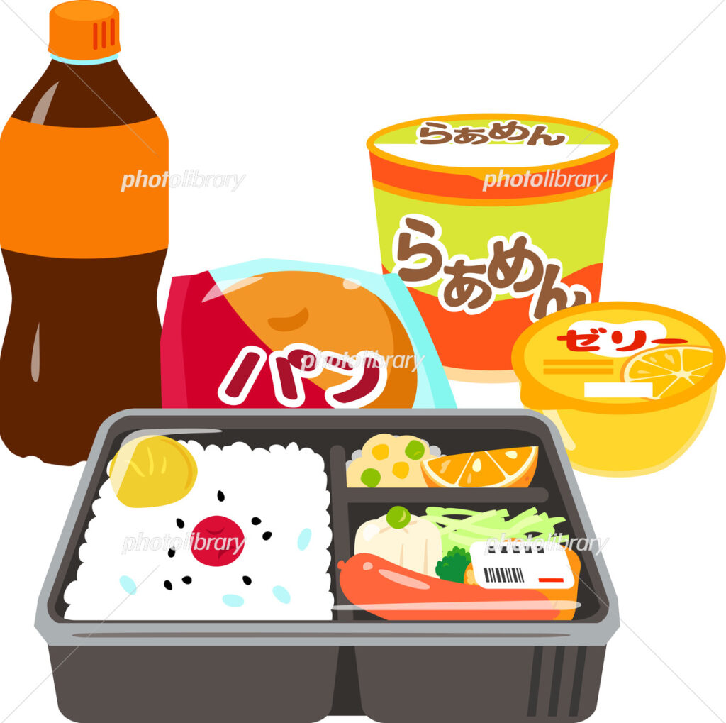 buy foods at convenience store