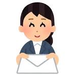 she give me the letter